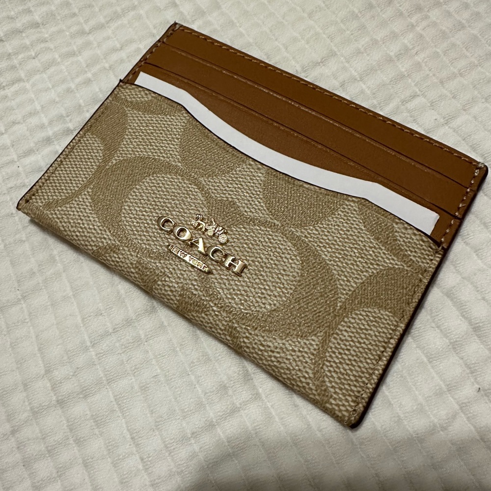 Coach card holder